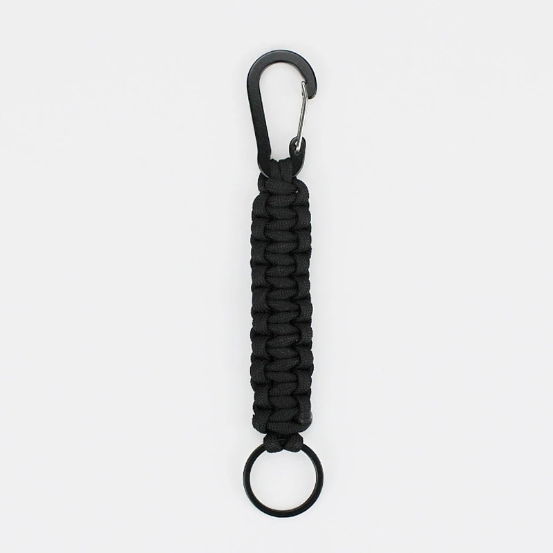 Premium Military Braided Paracord Keychain With Carabiner Essential Survival Gear For Outdoor Campi 6
