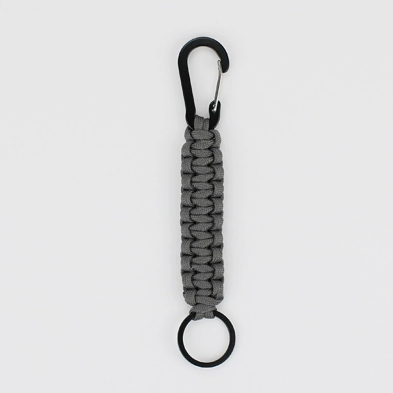 Premium Military Braided Paracord Keychain With Carabiner Essential Survival Gear For Outdoor Campi 10