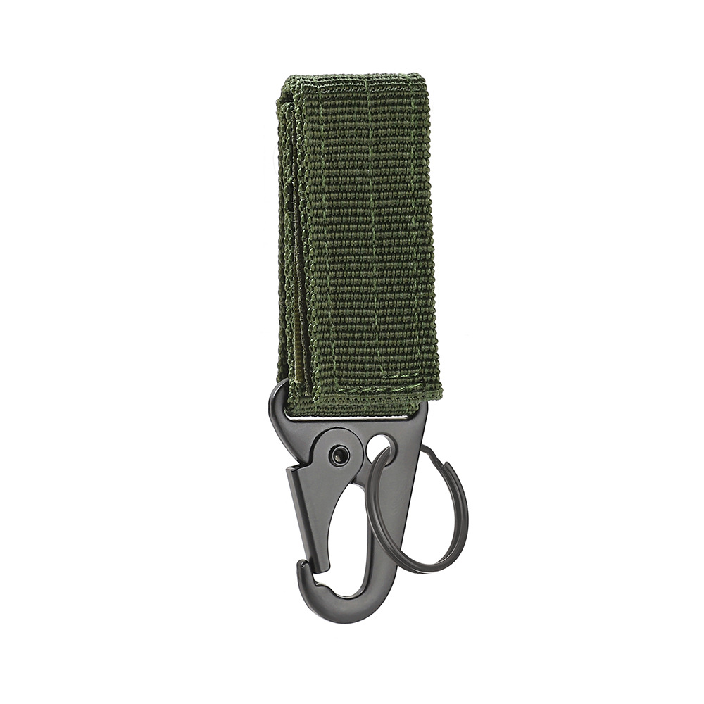 High Strength Nylon Carabiner Key Hook With MOLLE Webbing Belt Buckle Ideal For Camping Hiking 1
