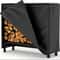 Firewood Rack with Waterproof Cover Heavy Duty Metal Log Holder for Outdoor Storage,Capacity