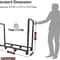 Heavy Duty Wood Storage Rack Outdoor & Indoor Firewood Holder Stand