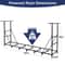 Adjustable Firewood Rack Heavy Duty Outdoor/Indoor Wood Holder, Metal Log Storage