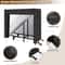 Firewood Rack with Cover Durable Outdoor Log Storage Solution for Fireplace