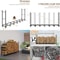 Heavy Duty Adjustable Metal Log Rack for Indoor & Outdoor Firewood Storage