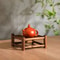 Double Layer Solid Wood Tea Set Organizer Stylish Functional Countertop Storage Stand For Tea Table 2