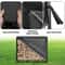 Heavy Duty Adjustable Firewood Rack with Cover Outdoor Log Storage and Lumber Holder