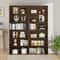 Tier Wood Bookcase Inch Tall Storage Display Shelf with Customizable Design