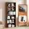 Tier Wood Bookcase Inch Tall Storage Display Shelf with Customizable Design