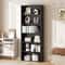 Tier Wood Bookcase Inch Tall Storage Display Shelf with Customizable Design