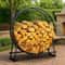 Firewood Rack Heavy Duty, Rust Resistant Steel for Efficient Wood Storage