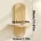 Bohemian Solid Wood Wall Shelves Decorative Spice Organizer For Bedroom Living Room Or Kitchen 6
