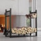 Beauty Log Rack with Kindling Holder & Firewood Storage Includes Tools