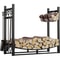 Beauty Log Rack with Kindling Holder & Firewood Storage Includes Tools