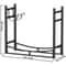 Beauty Log Rack with Kindling Holder & Firewood Storage Includes Tools