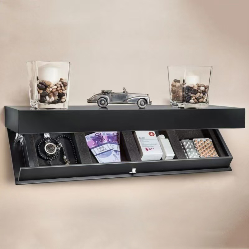 MagicFlap Hidden Compartment Floating Shelf Minimalist Wall Storage 3