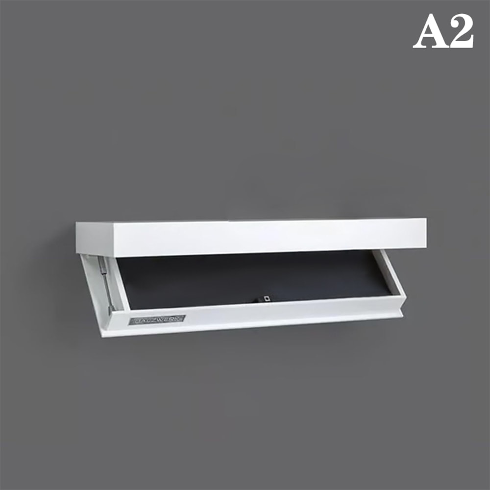 MagicFlap Hidden Compartment Floating Shelf Minimalist Wall Storage 7