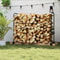 Adjustable Heavy Duty Firewood Log Rack Brackets Custom Length Storage Kit