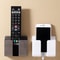 Wall Mounted Phone Holder And Remote Control Organizer Punch Free Mobile Charging Stand For Home O 3
