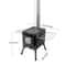 Portable Stainless Steel Wood Burning Stove With Fire Window 1