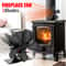 HeatFlow Eco Stove Fan Silent Heat Powered Fireplace Fan For Wood Stoves Even Heat Distribution 0