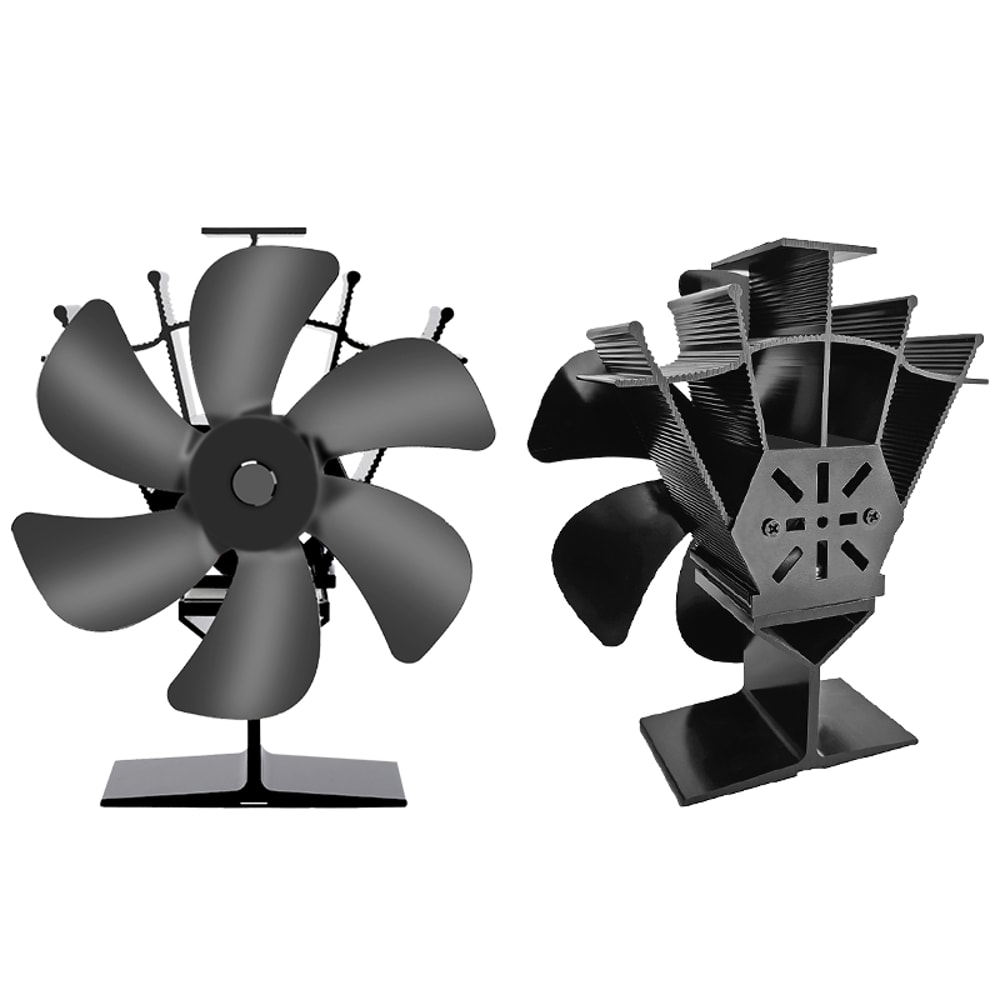 Blade Heat Powered Stove Fan for Fireplace & Wood Stove Silent Eco Heat Circulator