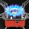Foldable Windproof Camping Stove Portable Gas Burner for Backpacking & Outdoor Cooking