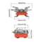 Foldable Windproof Camping Stove Portable Gas Burner for Backpacking & Outdoor Cooking