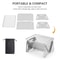 Portable Camping Stove with Grill Plate Folding Wood Burning Backpacking Cooking Stove