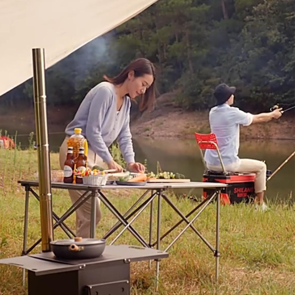 Camping Stove Pipe Elbow Durable Steel Wood Stove Flue Connector for Outdoor Chimneys