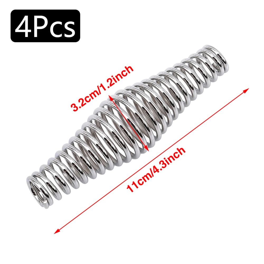 Heat Resistant Spring Steel Grill Handle Replacement for Fireplace & BBQ Baskets