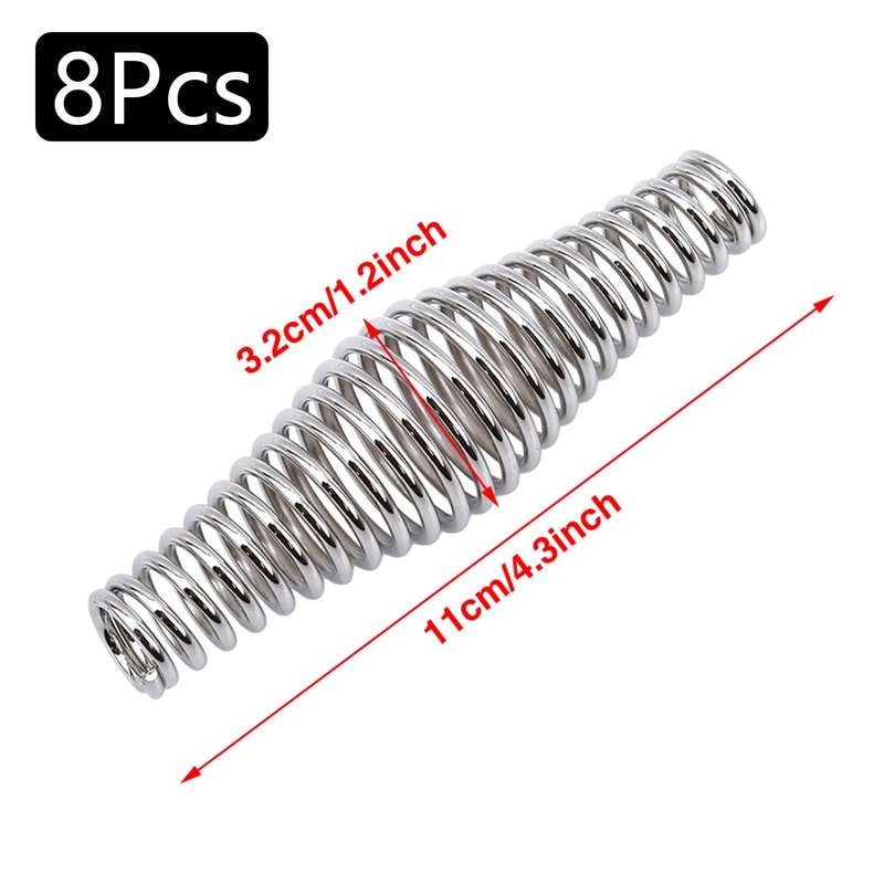 Heat Resistant Spring Steel Grill Handle Replacement for Fireplace & BBQ Baskets