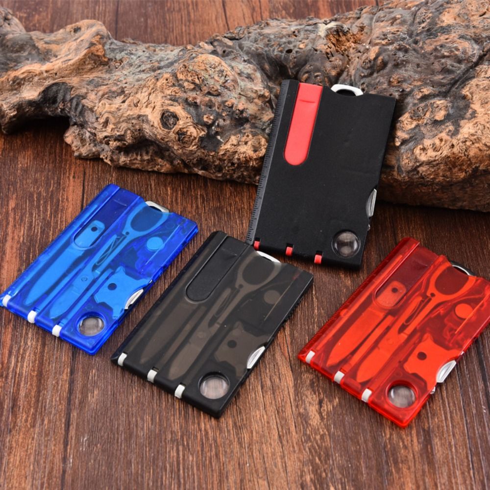 Ultra Slim Credit Card Multi Tool Wallet Survival Tool for Outdoor Emergency & EDC