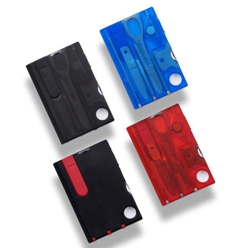 Ultra Slim Credit Card Multi Tool Wallet Survival Tool for Outdoor Emergency & EDC
