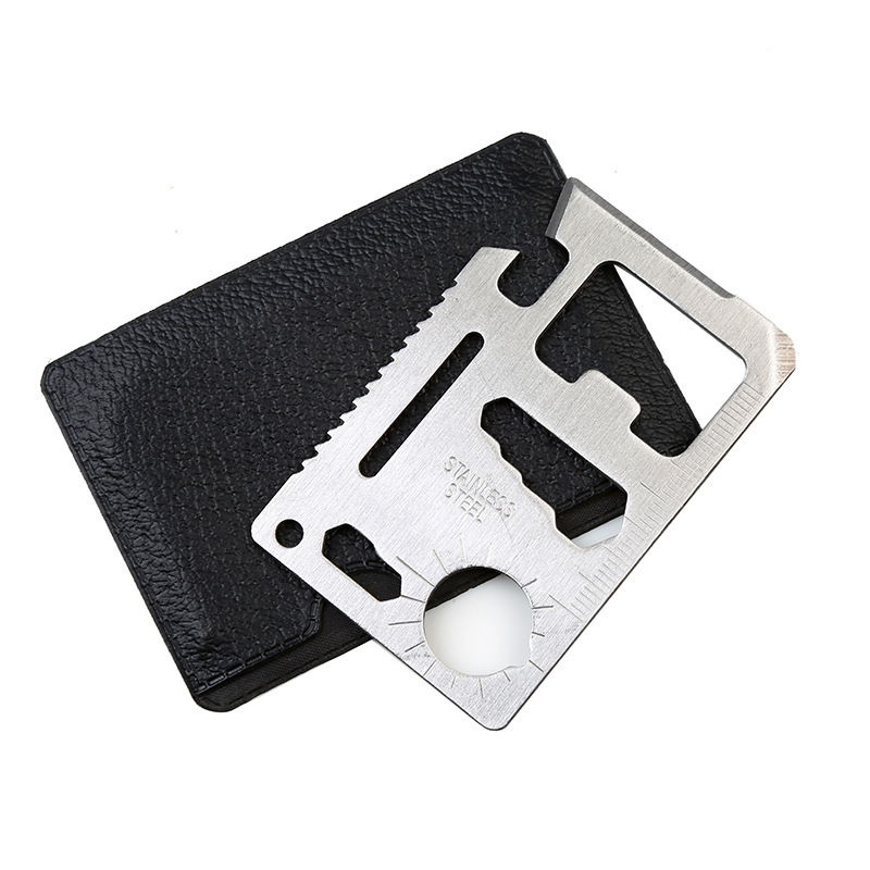 Ultra Slim Credit Card Knife EDC Survival Tool With Bottle Opener 1