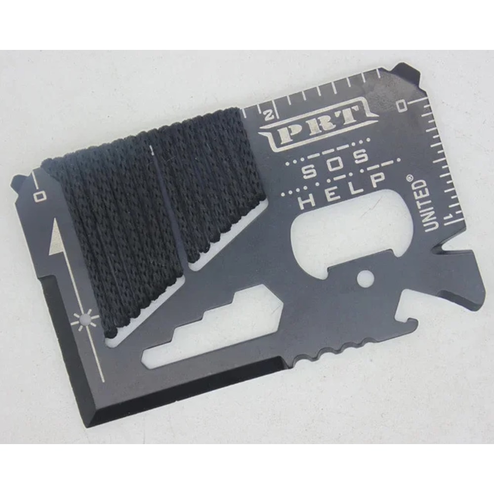 Credit Card Multitool with Emergency Knife EDC Survival Tool for Camping, Hiking & Everyday Carry