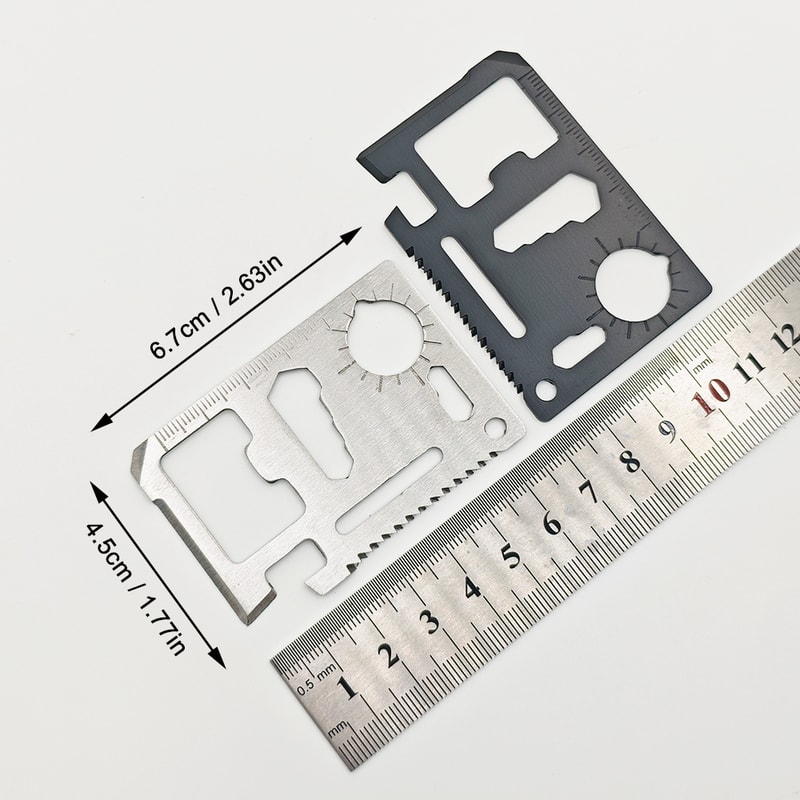 Credit Card Multitool EDC Pocket Tool For Camping Survival Everyday Carry 0