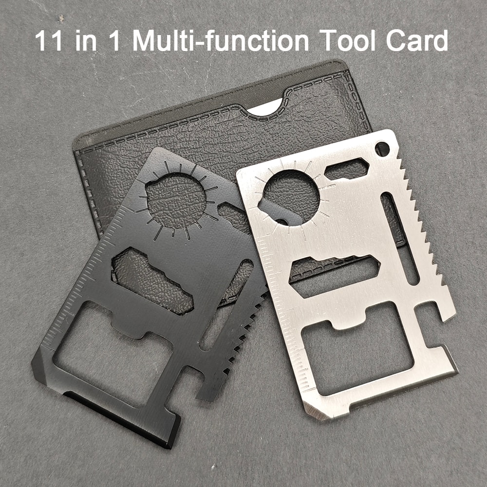 Credit Card Multitool EDC Pocket Tool For Camping Survival Everyday Carry 2