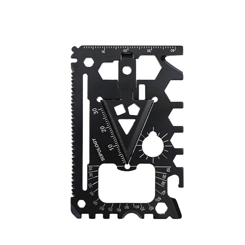 Survival Card Tool Credit Card Knife EDC Multi Tool for Outdoor Adventure