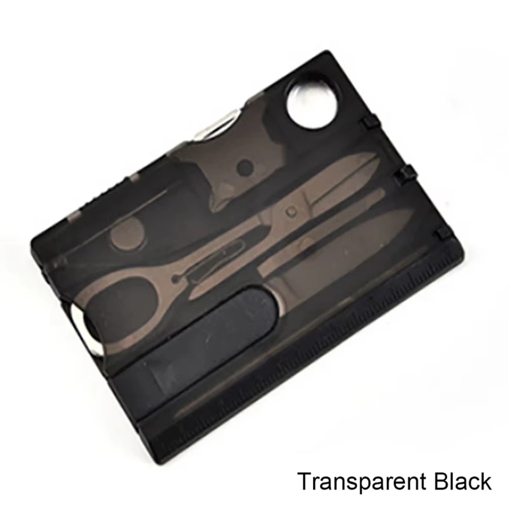 Survival Card Tool with LED Light Multi Tool Card for Camping EDC Survival Gear