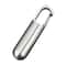 Portable Waterproof Pill Keychain Case Stainless Steel Medicine Capsule Holder 0