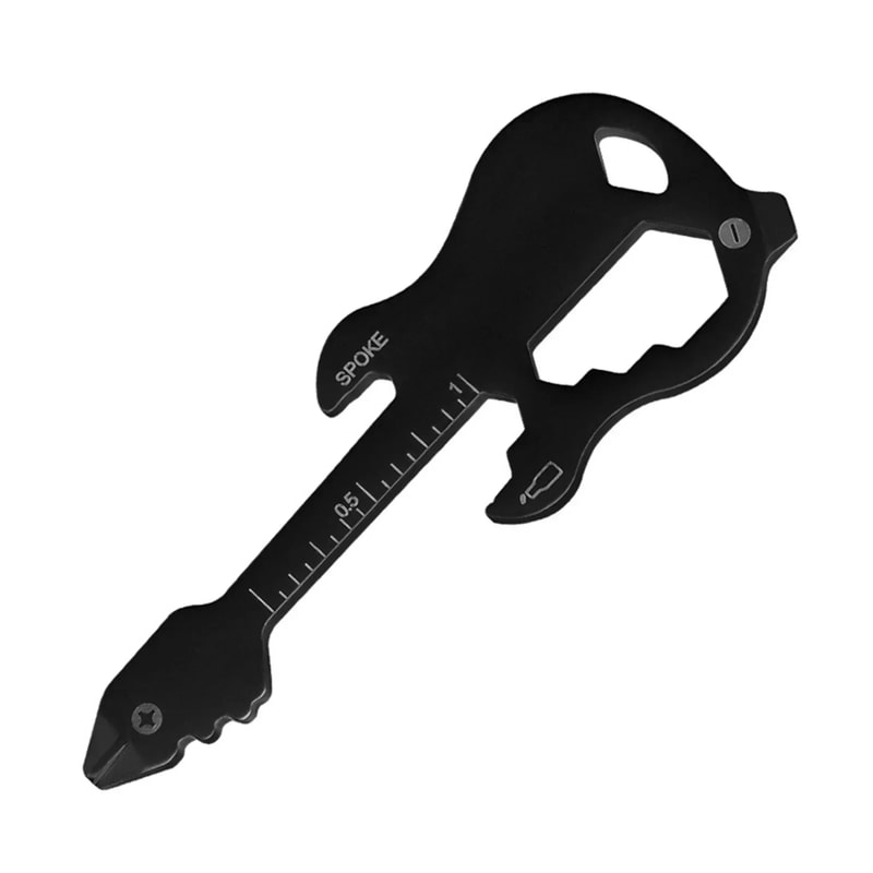 Guitar Keychain Multitool Screwdriver Portable EDC multitool for Camping & Everyday Fixes
