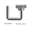 Stainless Steel Camping Table Hooks for IGT Tables Heavy Duty Outdoor Camping Accessories