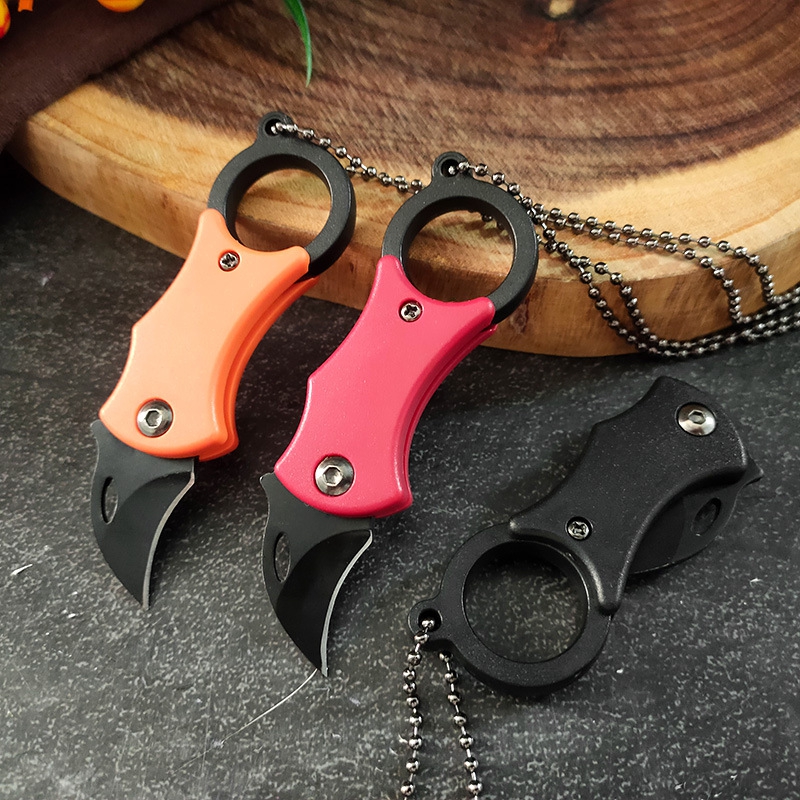 Mini Folding EDC Pocket Knife Keychain Portable Camping Tool 1