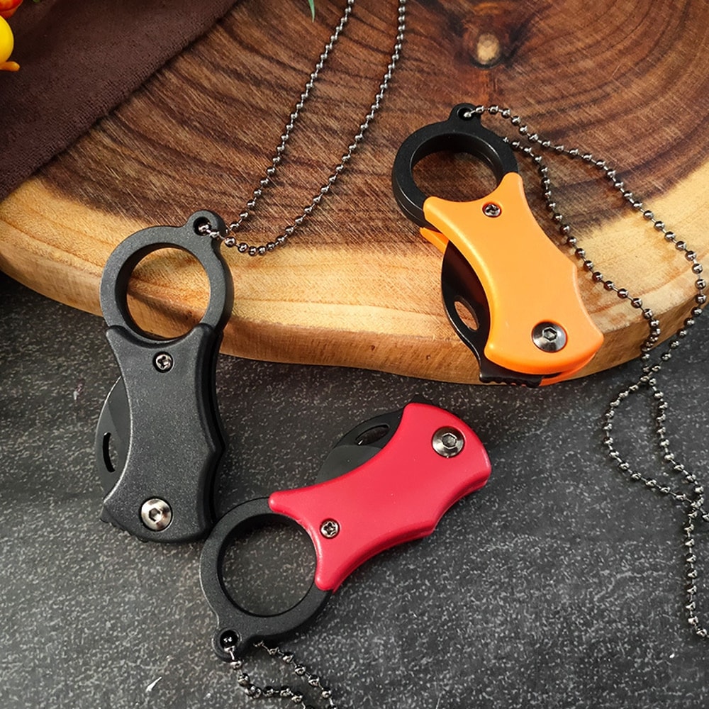 Mini Folding EDC Pocket Knife Keychain Portable Camping Tool 3