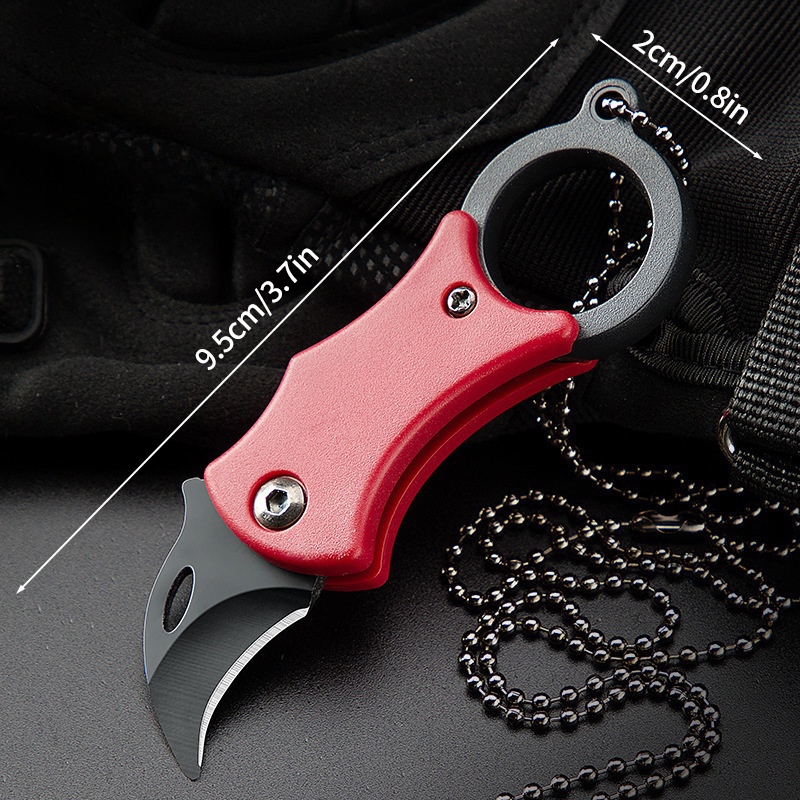 Mini Folding EDC Pocket Knife Keychain Portable Camping Tool 6