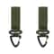 Rotating Tactical Carabiner Clip Set Durable MOLLE Key Hook For Backpack Camping Gear 7