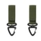 Rotating Tactical Carabiner Clip Set Durable MOLLE Key Hook For Backpack Camping Gear 7