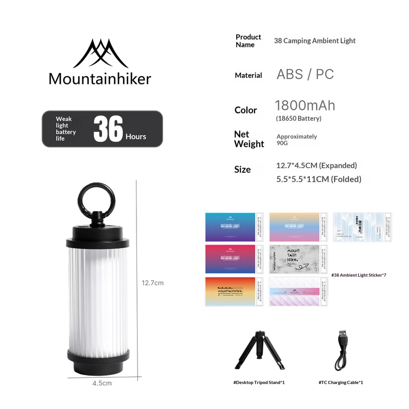 LED Camping Lantern Portable Rechargeable Outdoor Hanging Light with Long Battery Life