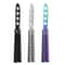 Butterfly Knife Trainer Foldable Safe Practice Balisong For Skills Training Cosplay 4