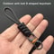 SecureLock Anti Theft Keychain Locking Carabiner Clip For Outdoor Gear Travel 1
